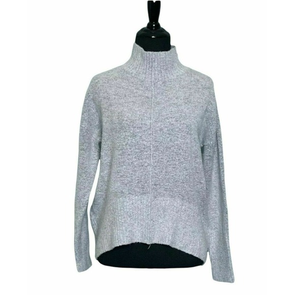 Romeo & Juliette Gray Long Sleeves High Neck Knit Sweater Size XS - Picture 1 of 10